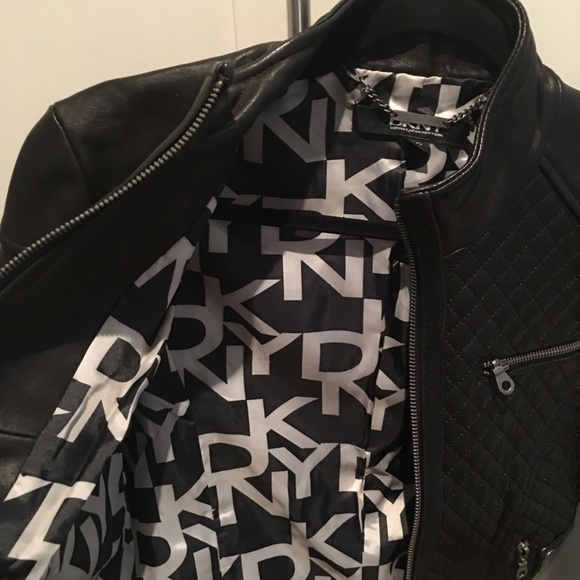 DKNY Leather Jacket - Picture 2 of 10